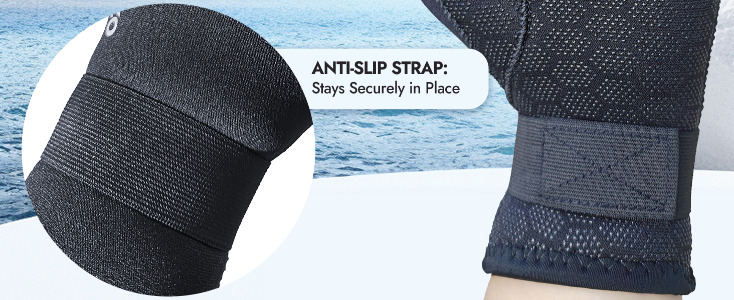PAWHITS Неопренові рукавички 3 мм для плавання, дайвінгу, каякінгу та серфінгу - чоловічі та жіночі, з антиковзким покриттям (з регульованими ремінцями, розмір L)