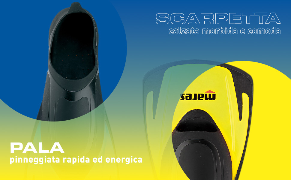 Ласти Mares Hermes – унісекс, для плавання та дайвінгу, сині. Зручні та легкі ласти з відкритим закриттям на нозі, розмір 42/43.