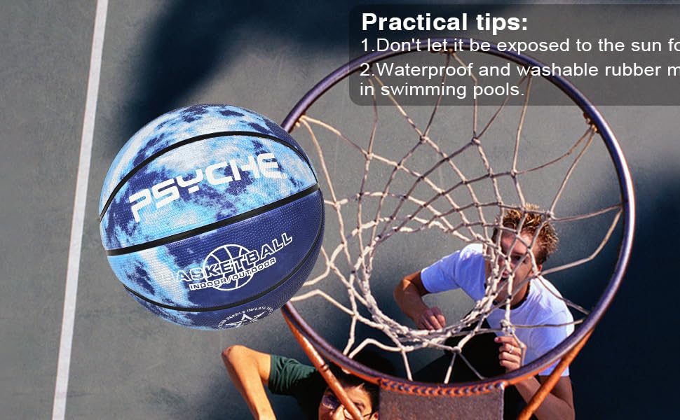 Баскетбольні м'ячі Wuzfully для дітей та дорослих, для гри в приміщенні та на вулиці, фіолетовий колір