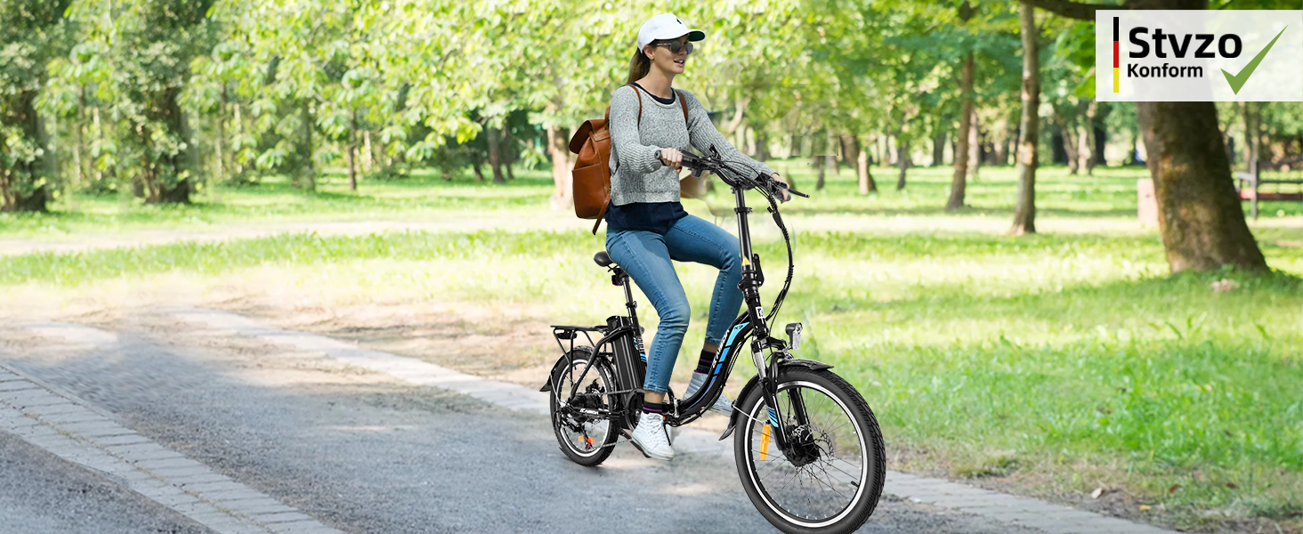 Електровелосипед  KAISDA 20 E-Bike 250 Вт, 36 В 13 Ач, до 100 км, 7 швидкостей