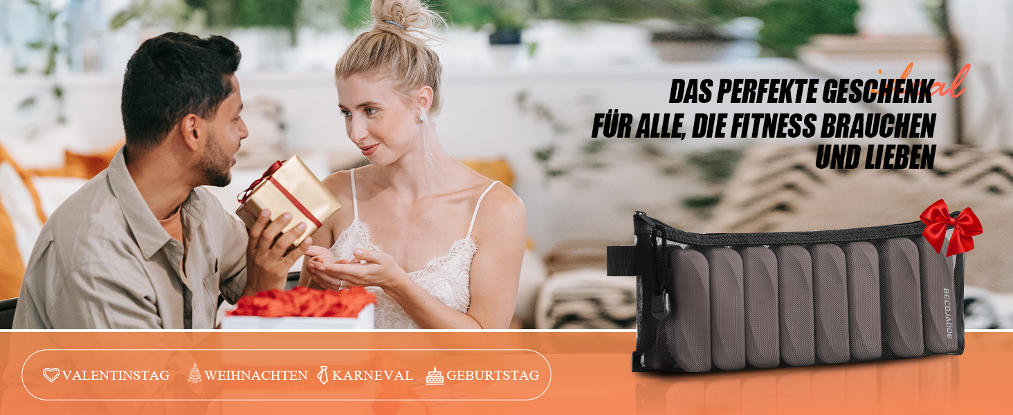 Важкі манжети для ніг BECOJADDE 0.45 кг / 0.9 кг (набір 2 шт.) для занять спортом, фітнесом, кардіо та силовим тренуванням. Чорний колір.