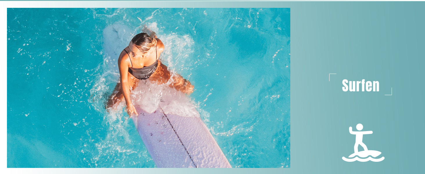 Водні шкарпетки для плавання та серфінгу WateLves: чоловічі та жіночі, швидко сохнуть, унісекс, блакитні, 38 EU