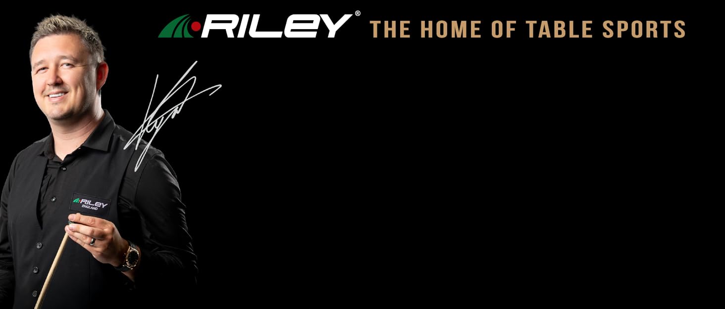 Більярдний кий Riley Centurion American з лінолеєвим покриттям ручки, 147 см, захист наконечника 13 мм P1C, з кейсом