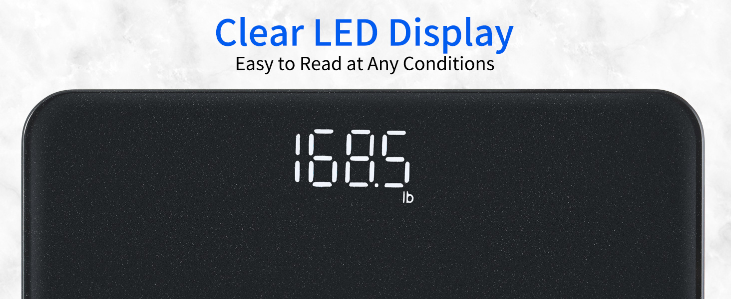 Vitafit Цифрова вага для тіла з визначенням ваги та ІМТ, Розумна вага з додатком через Bluetooth, Нековзна платформа, Чорний колір (срібно-чорне напилення)