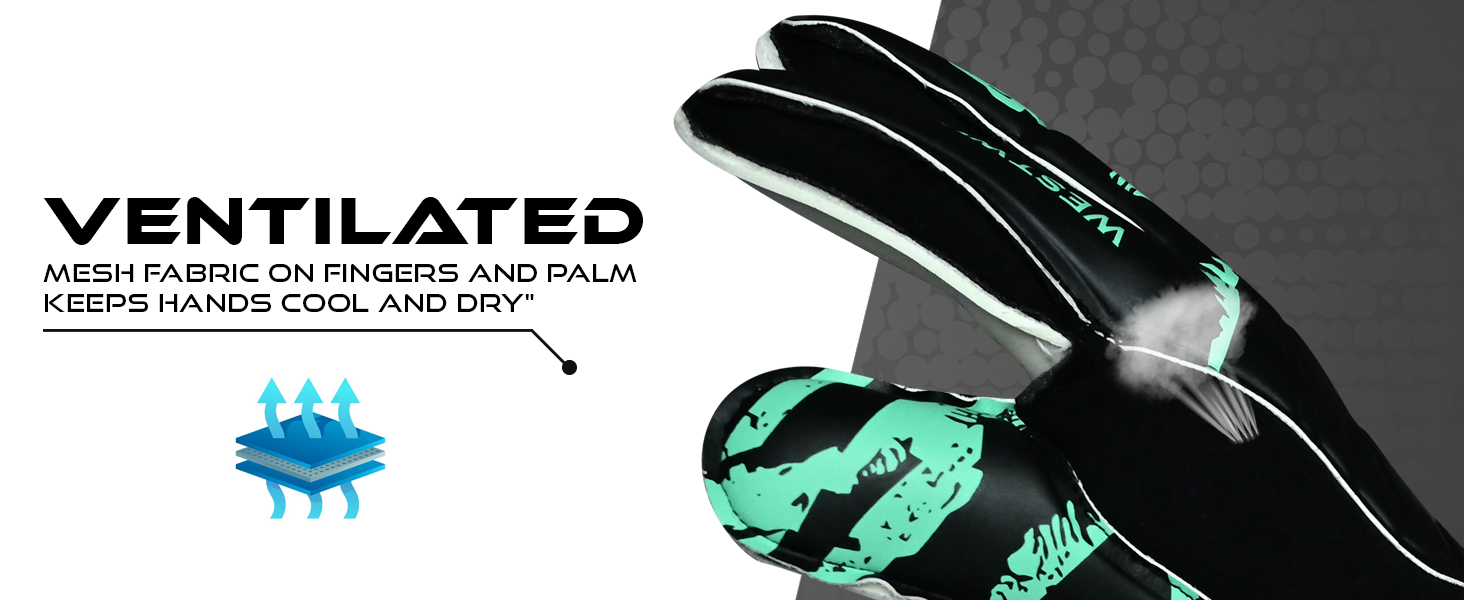 Воротарські рукавички WESTWOOD FOX Fingersave для дітей та підлітків. DumboLatex, 4+3 мм, GELB-WEIß, розмір 6 (8-10 років)