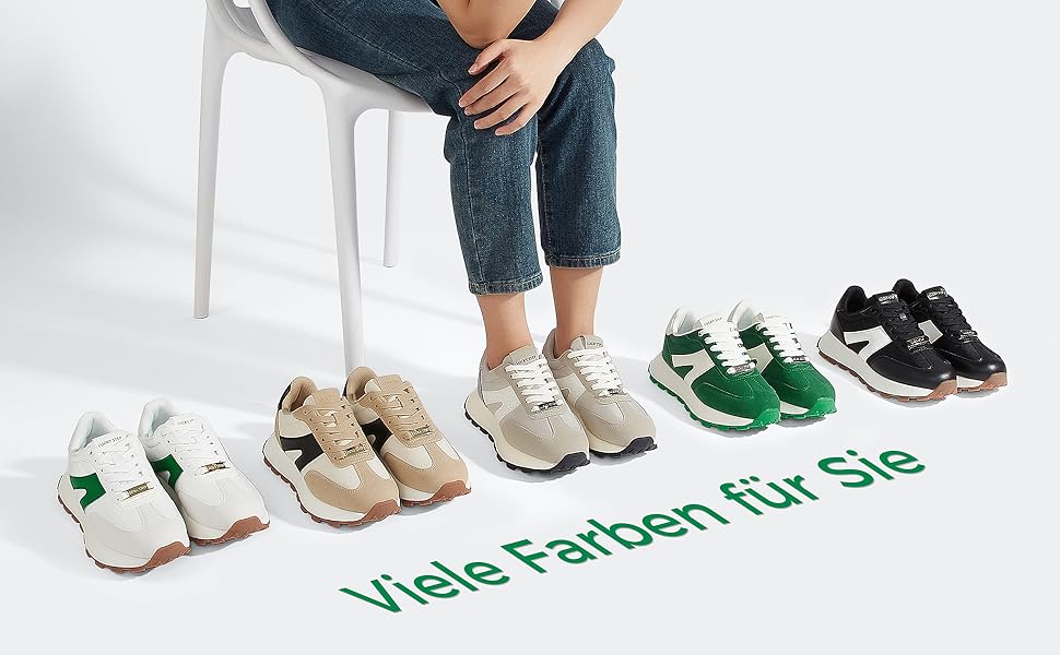 Кросівки жіночі Lucky Step на платформі бежево-чорні, ретро-стиль для бігу, тенісу та повсякденного носіння 37 EU