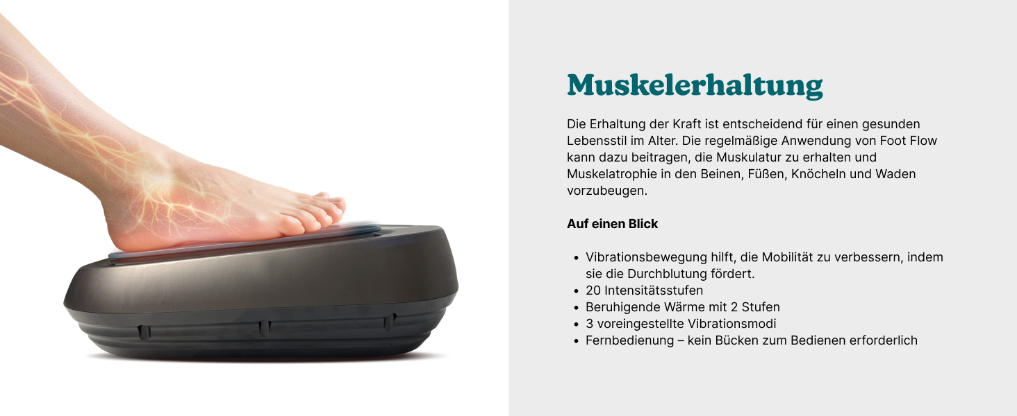 Масажер для ніг Homedics Foot Flow Mobility Booster з підігрівом, 20 інтенсивностей та 3 режими, покращує кровообіг та знімає втому