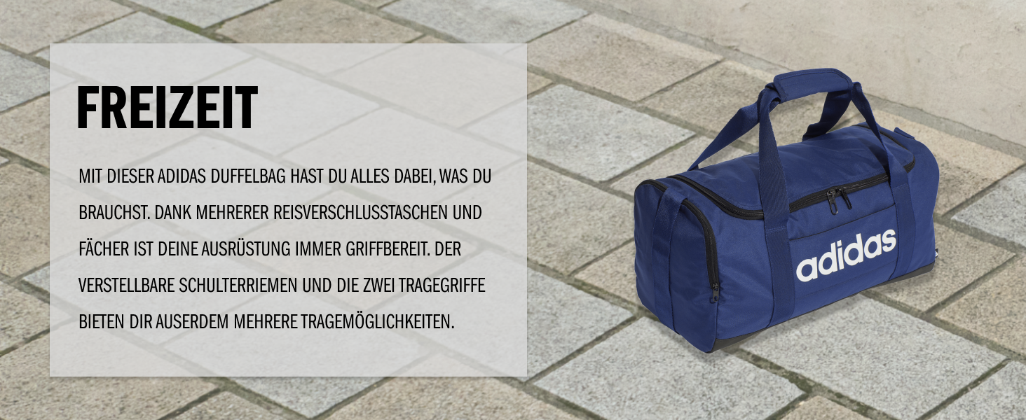 Спортивна сумка adidas Unisex Essentials Linear Duffelbag Medium чорна