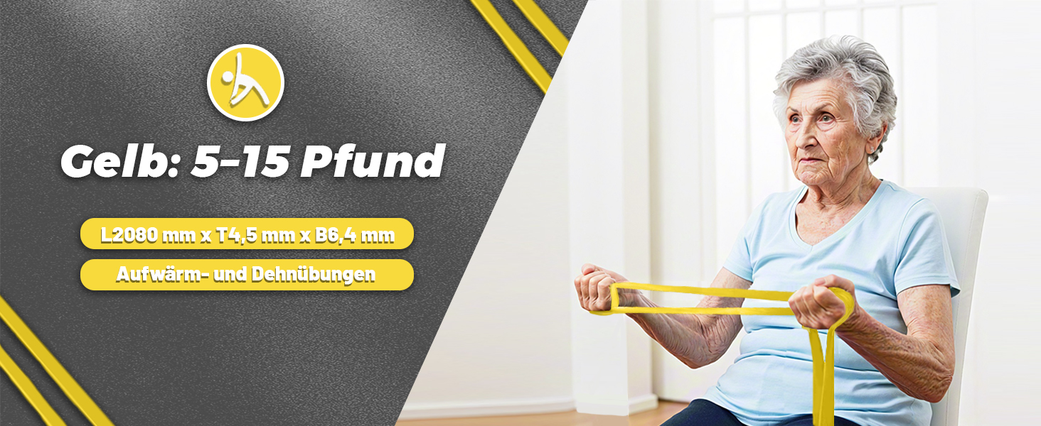 Набір еластичних стрічок Flintronic для фітнесу та йоги, 4 шт.