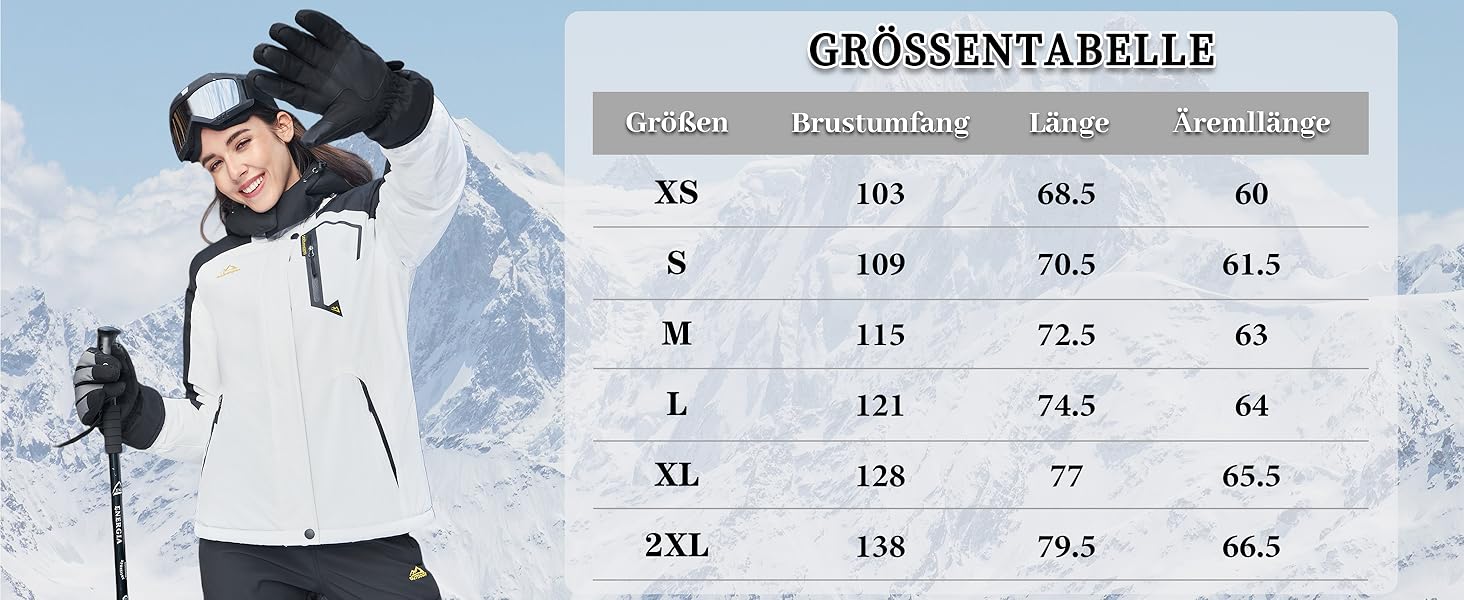 Жіноча зимова куртка MAGCOMSEN: тепла флісова парка, софтшелл для сноуборду та гірськолижного спорту, рожевого кольору, водонепроникна та вітрозахисна