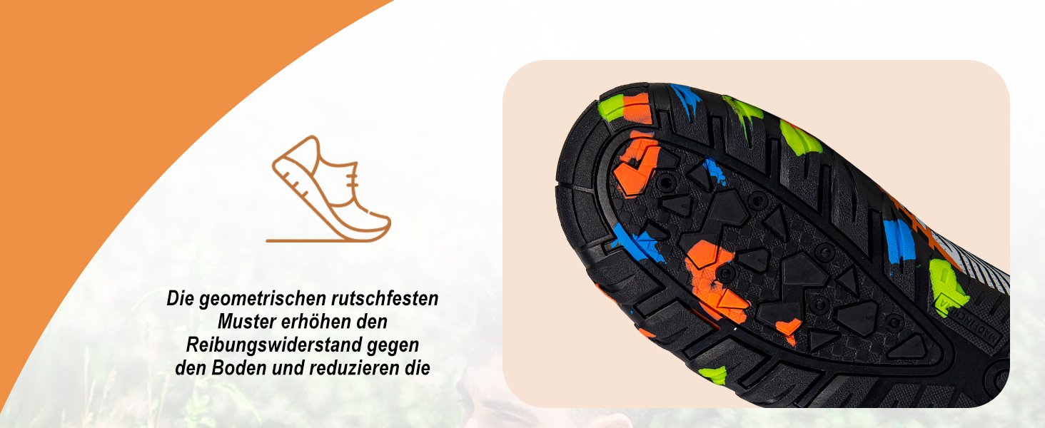 Шкарпетки для плавання IceUnicorn: аквашузи для жінок та чоловіків, швидко сохнуть, для серфінгу, 43 EU, білі та помаранчеві