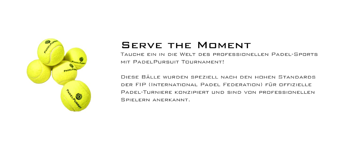 М'ячі для падел-тенісу PadelPursuit Tournament - 9 шт. в упаковці, для змагань та турнірів