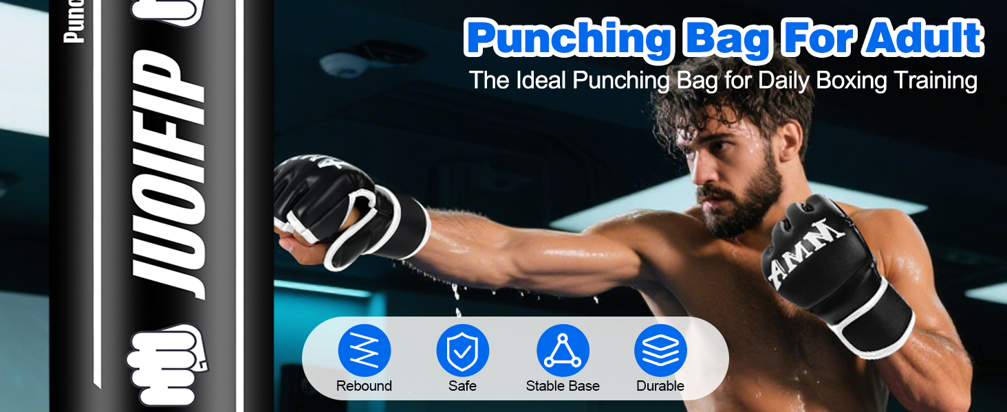 Boxsack YORWHIN 180см: Надувний боксерський мішок для тренувань MMA, Муай Тай, Фитнесу (з рукавичками)