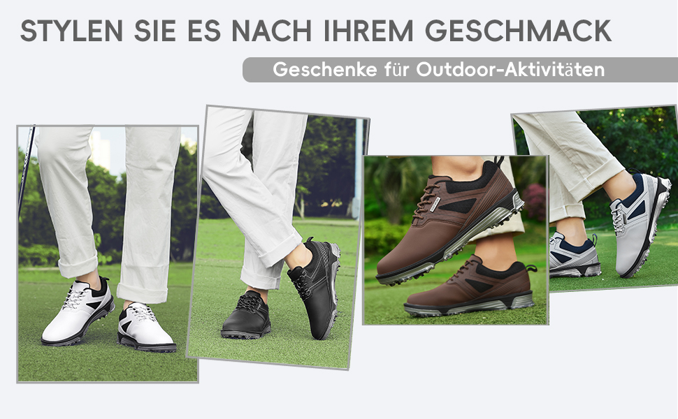 Гольф-взуття чоловіче ULTIANT, водонепроникне, з шнурівкою, дихаюче, для тренувань (сірий, 48 EU)