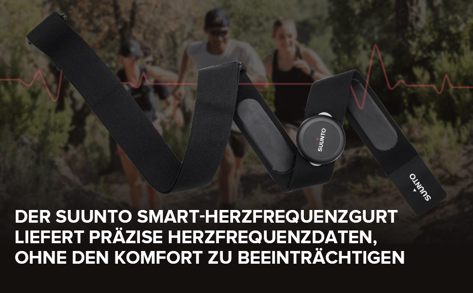 Suunto Smart Heart Rate Belt - Бездротовий пульсометр для спорту з тривалим часом роботи