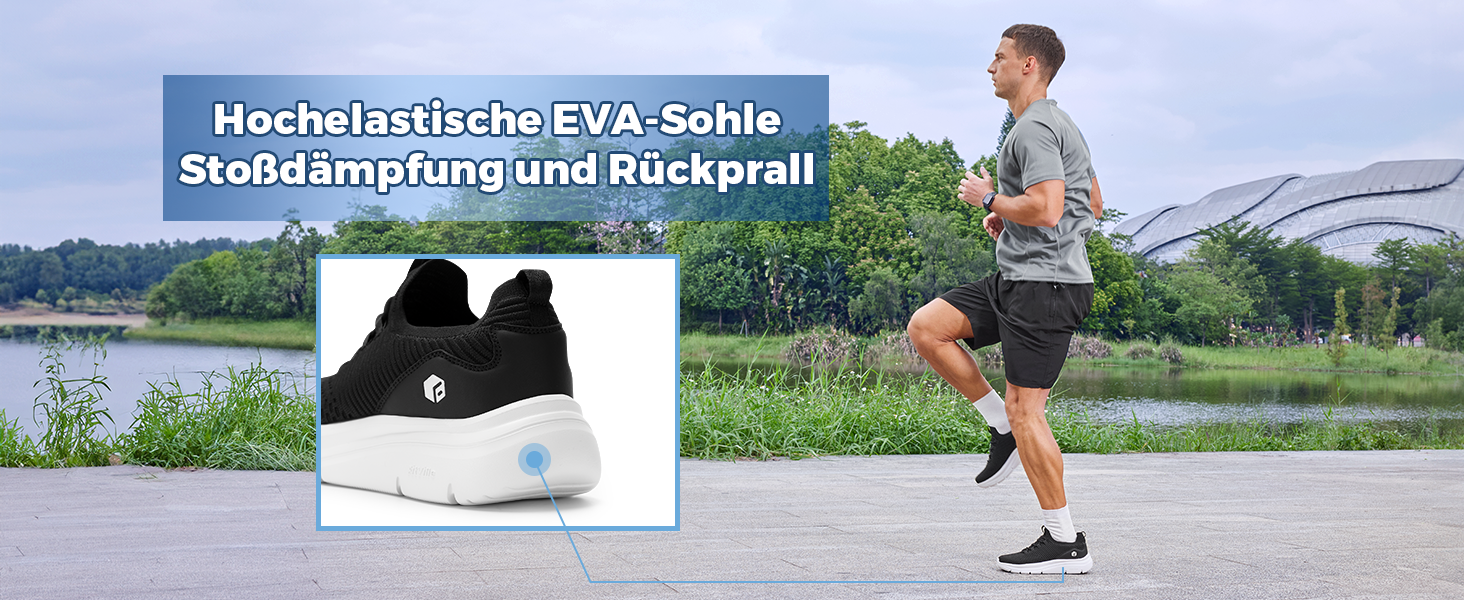 FitVille Кросівки Slip-On для чоловіків, широкі, спортивні, легкі, дихаючі, для бігу, фітнесу, активного відпочинку, залу, сірі, 44 EU