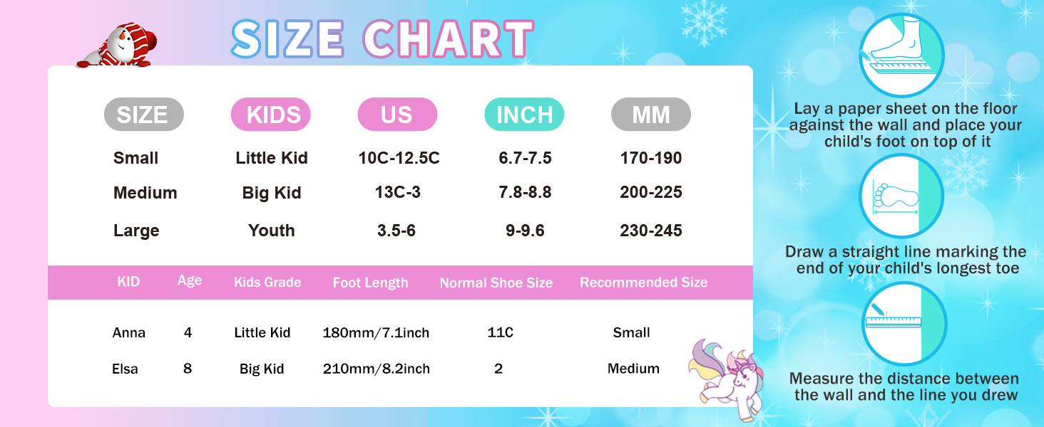 Роликові ковзани SULIFEEL Rainbow Unicorn для дітей з підсвічуванням, розмір S (28-31 EU)