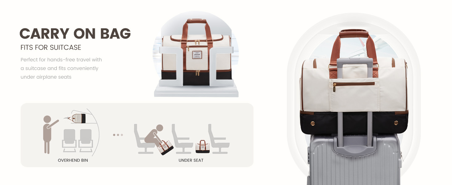 Спортивна сумка LOVEVOOK для подорожей: 37L, з культ. сумкою, відділенням для взуття та мокрих речей. Ідеальна для спортзалу, йоги, подорожей та авіаперельотів. Чорно-фіолетовий колір.