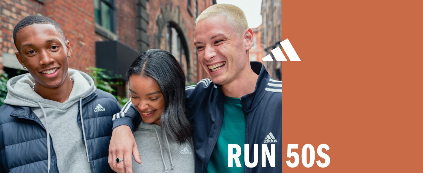 Кросівки для бігу Adidas Run 50s, 38 EU, сірий/рожевий/сірий, для жінок