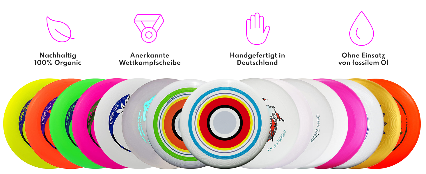 Фрісбі спортивне Eurodisc 175г Organic Ultimate 'Creature' жовте - професійний диск для змагань з біопластику