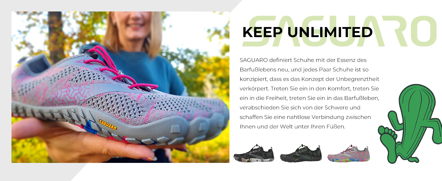 Кросівки SAGUARO Unisex для трейлраннінгу та фітнесу дихаючі помаранчеві 45 EU