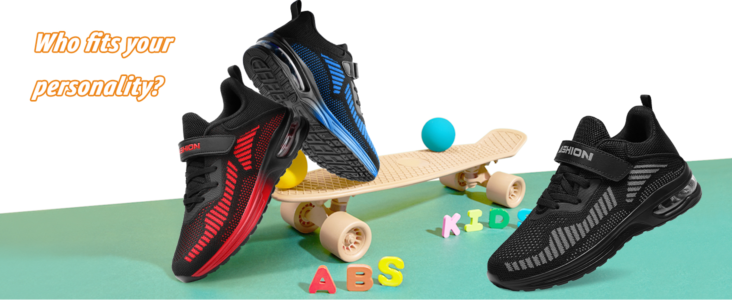 Дитячі кросівки ASHION для хлопчиків та дівчаток: м'які, гнучкі, стабільні, для фітнесу та занять у залі, розмір 35 EU, чорно-сірий