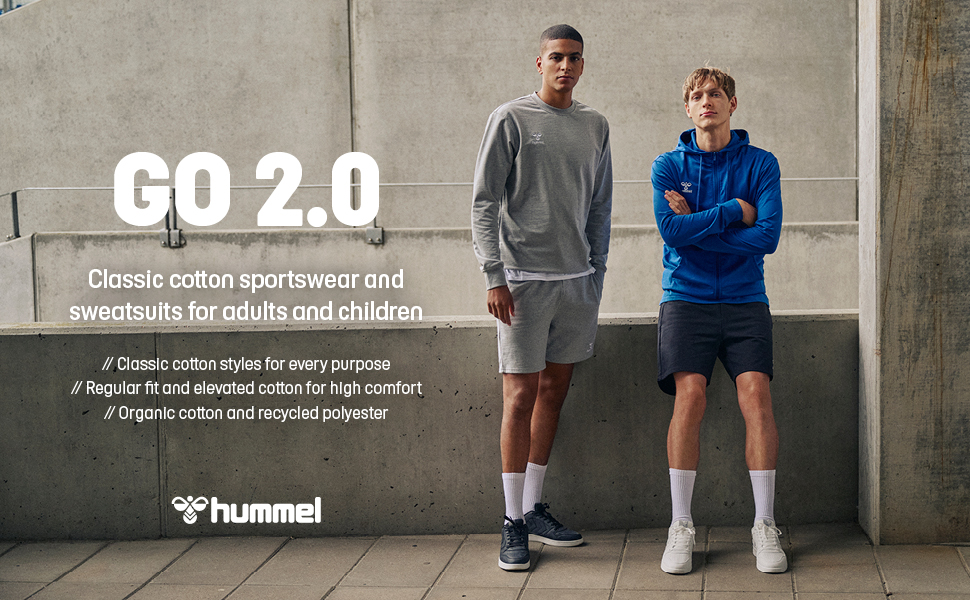 Чоловічі короткі шорти Hummel Hmlgo сірого кольору (Melange), розмір XL, з регульованою талією