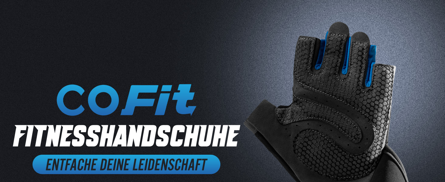 Рукавички для фітнесу COFIT: дихаючі, з підтримкою зап'ястя, для силових тренувань, бодібілдингу, жінок та чоловіків. Чорний колір, XL, з підтримкою зап'ястя