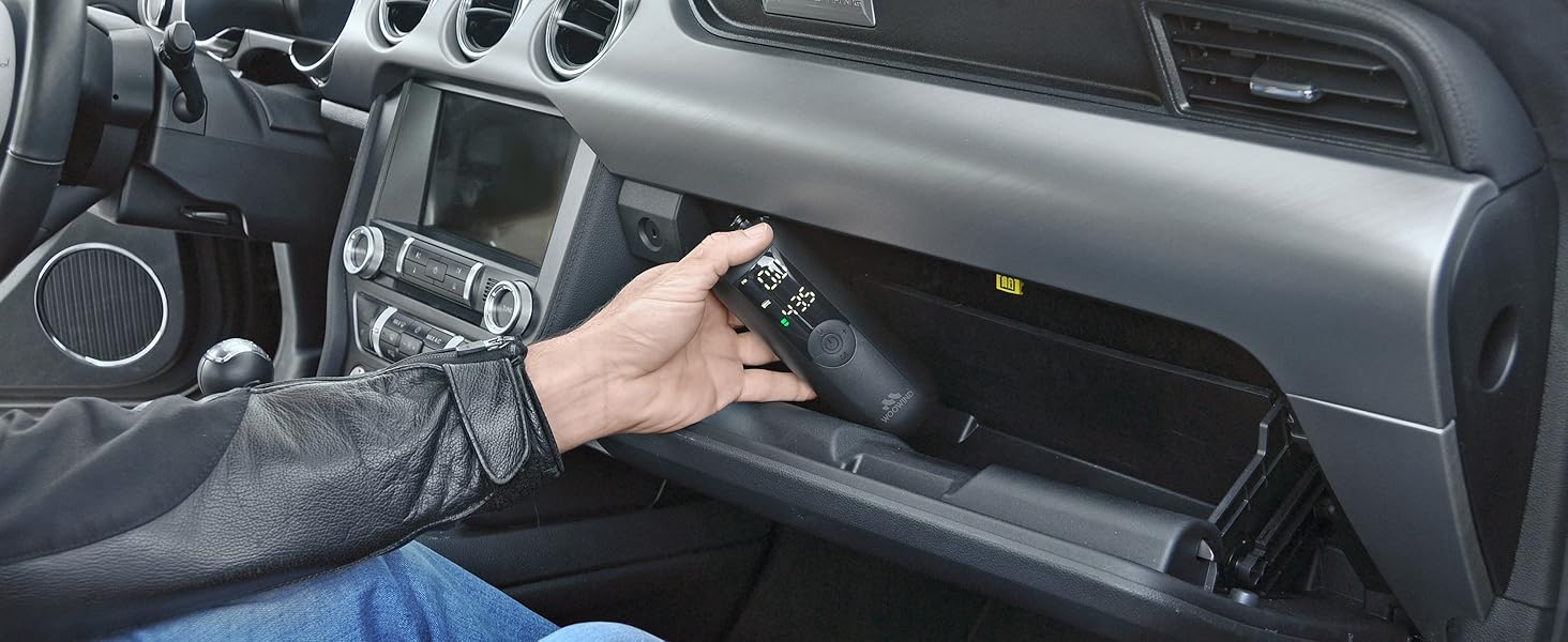 Електричний насос для велосипеда Woowind LP1: швидке накачування, 150 PSI, LCD-дисплей, LED-ліхтар