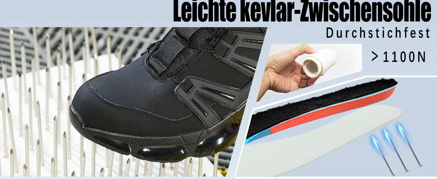 Зимові захисні чоботи,  водонепроникні для чоловіків та жінок. Робочі черевики з повітряною подушкою, сталевим підноском, утеплені, розміри 36-47 EU, чорний.