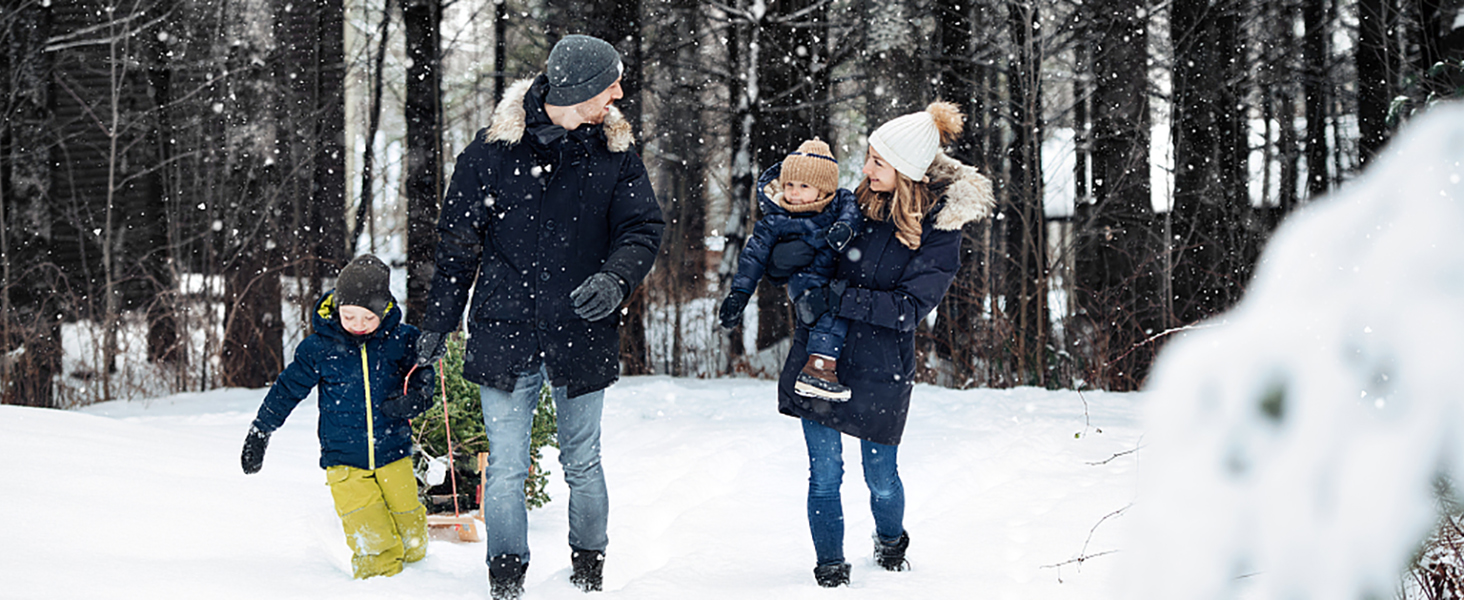 Зимові черевики VITIKE для жінок, теплі, з підкладкою, снігоступи, осінні, туристичні, зимові, 35 EU, білий, зелений
