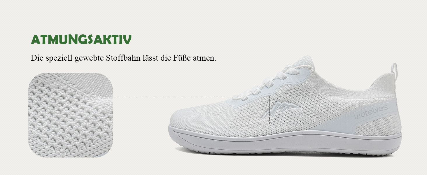 Взуття для ходьби без шкарпеток WateLves: чоловічі та жіночі мінімалістичні трейлранні кросівки, легкі, дихаючі, для фітнесу, 41 EU, чорний