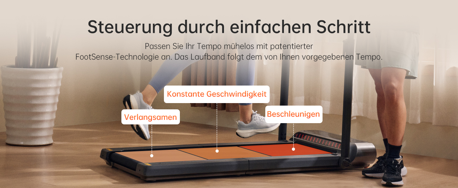 WalkingPad R2/R3 Hybrid+ - Бігова доріжка для дому та офісу, складана, LED-дисплей, App, без монтажу (до 120кг, до 12км/год)