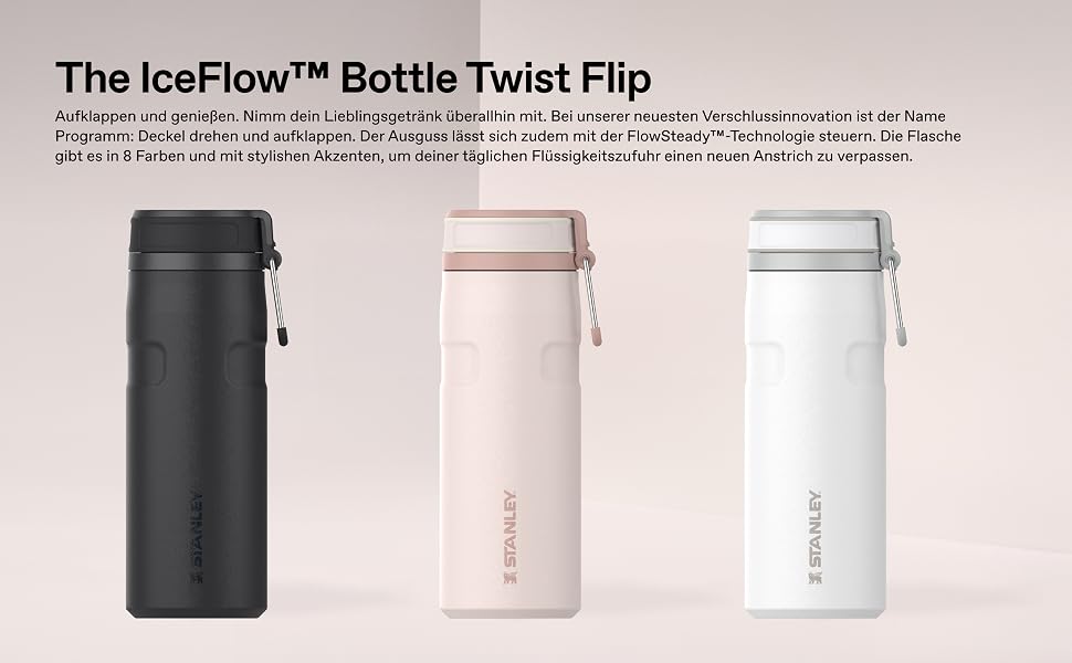 Термопляшка Stanley 1913 IceFlow Twist Flip 0.47л, Frost