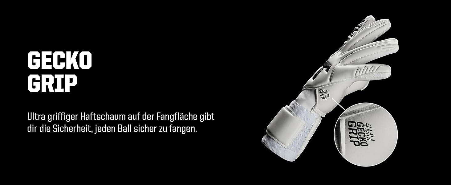 Воротарські рукавички T1TAN Legend White-Out для дорослих та дітей, професійні, з покриттям Gecko Grip 4 мм, Made in Germany, білі