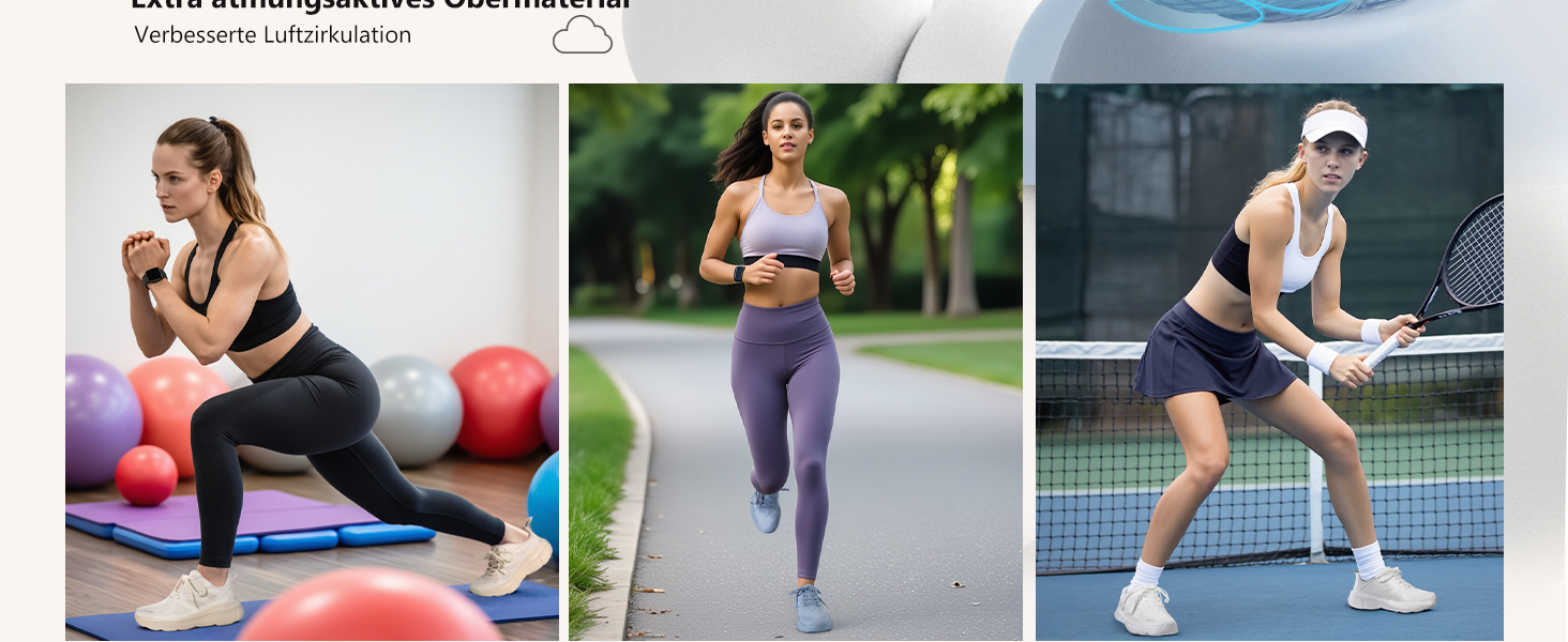 Жіночі кросівки Hawkwell Cloud Zero для ходьби та тенісу, з амортизацією, дихаючі, для спорту, фітнесу, тренувань, бігу, чорні, 42 EU