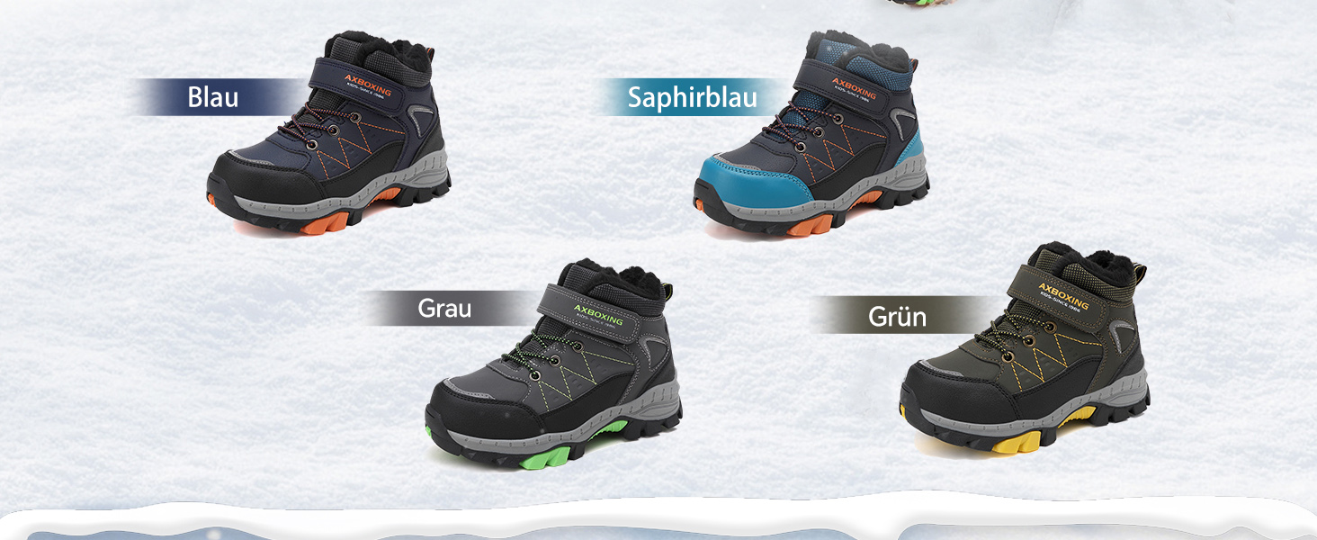 Зимові черевики TARELO для дітей, непромокаючі зимові черевики, черевики для снігу, унісекс, утеплені туристичні черевики, сірі, розмір 32-39