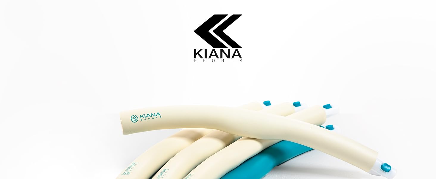 Hula Hoop KIANA SPORTS для схуднення, 1.2 кг, турецький, з масажними хвилями, сумка та план тренувань