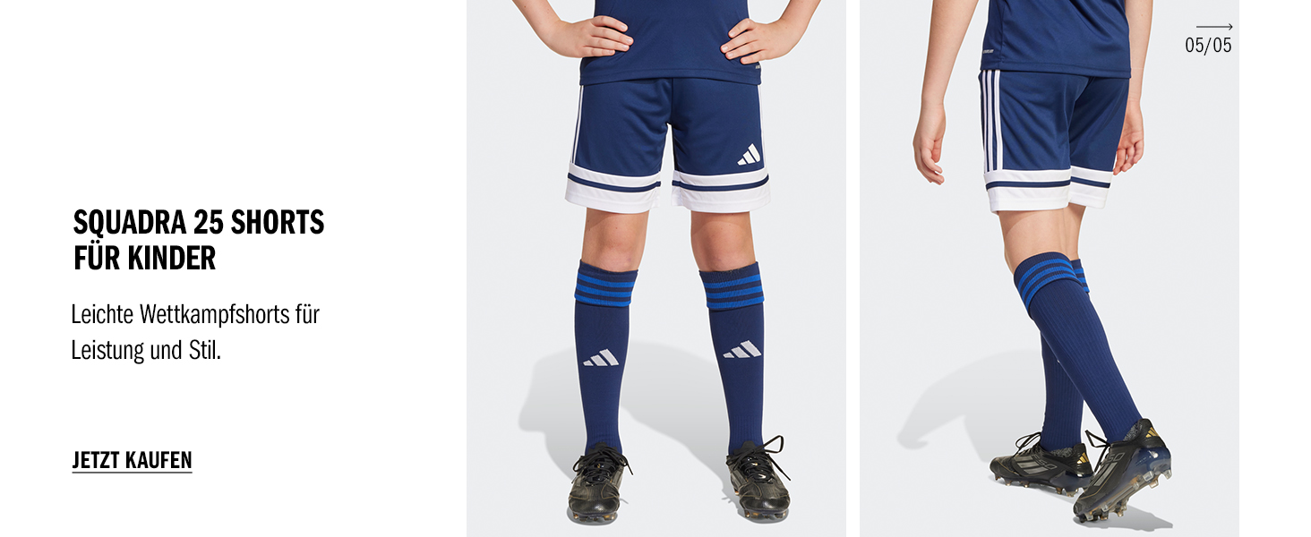 Чоловічі футбольні шорти adidas Squadra 25, чорні (Black/White), розмір L
