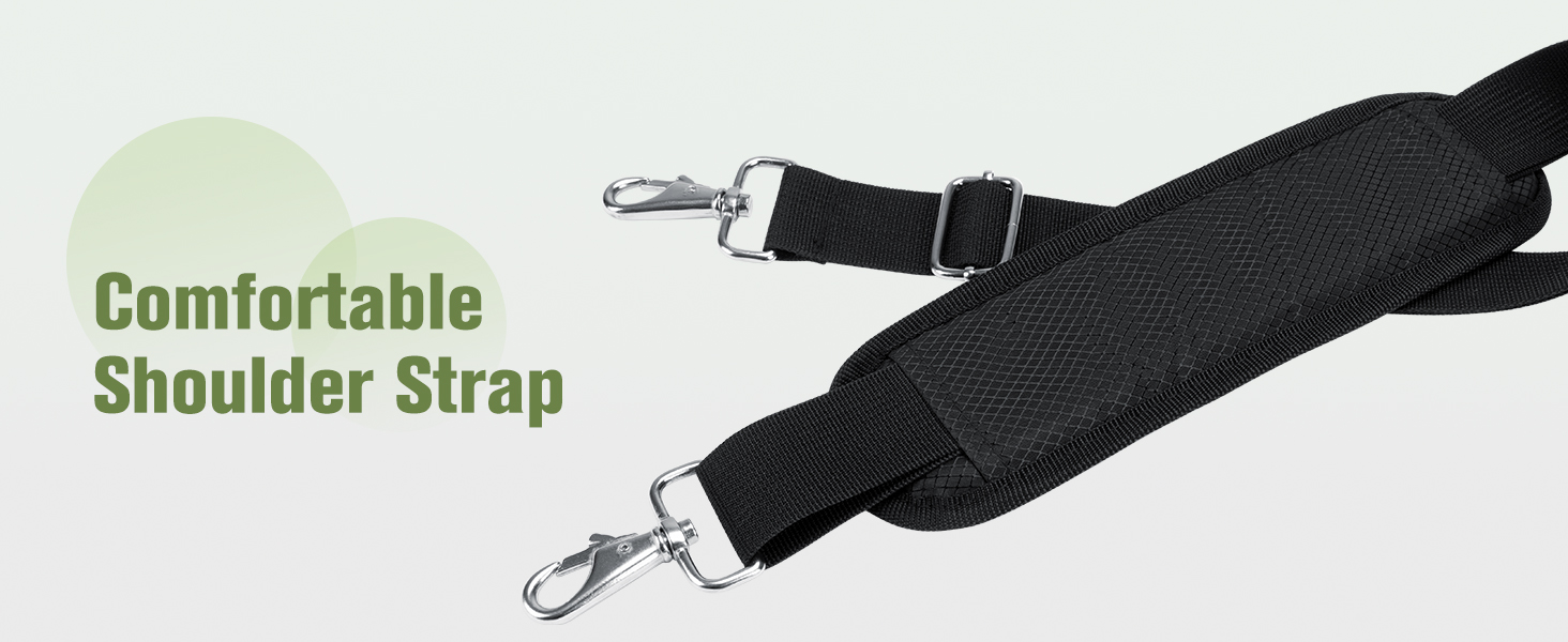 Сумка для гольфу на штативі, легка, для 9 ключок, з роздільниками, водонепроникна, з кишенькою-холодильником, ергономічний плечовий ремінь, велика кишеня, унісекс, чорна A1