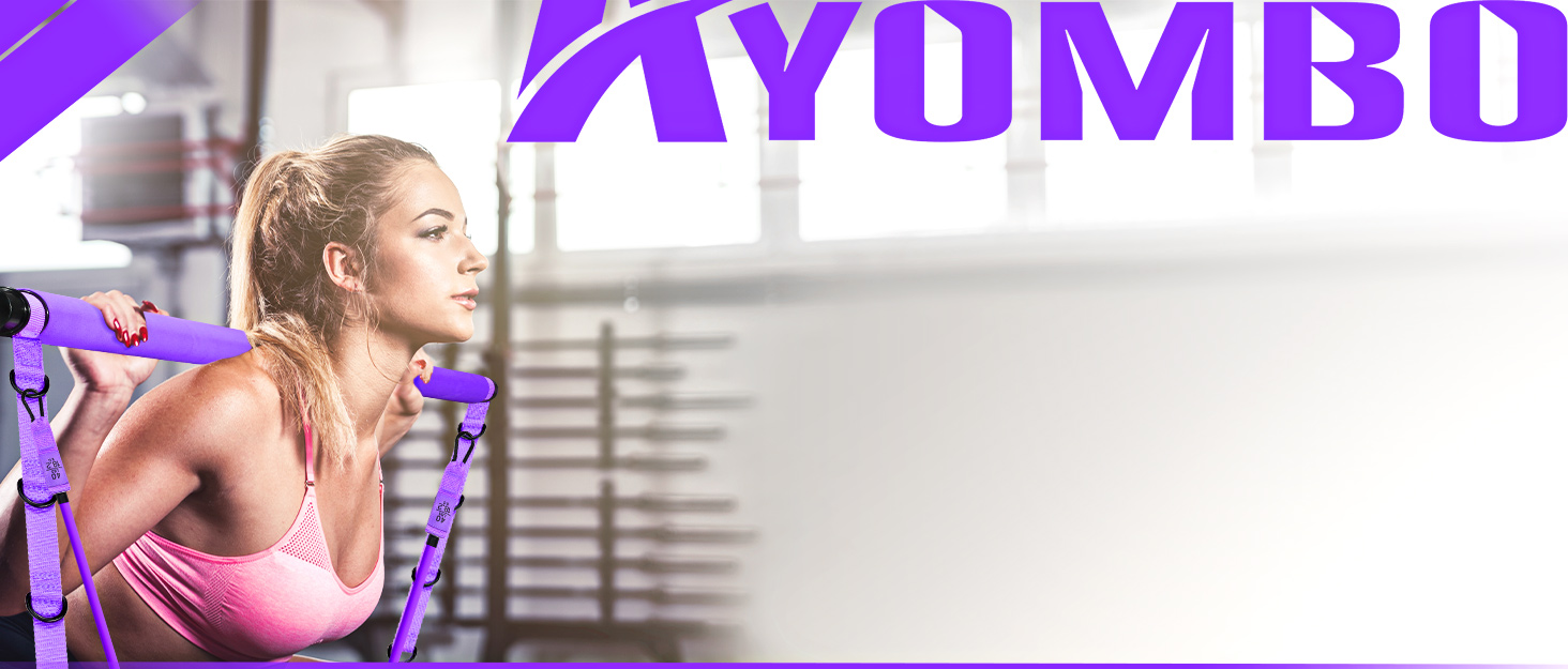 Набір для пілатесу з еластичними стрічками та регульованою штангою, мультифункціональне обладнання для фітнесу вдома, аксесуари для пілатесу