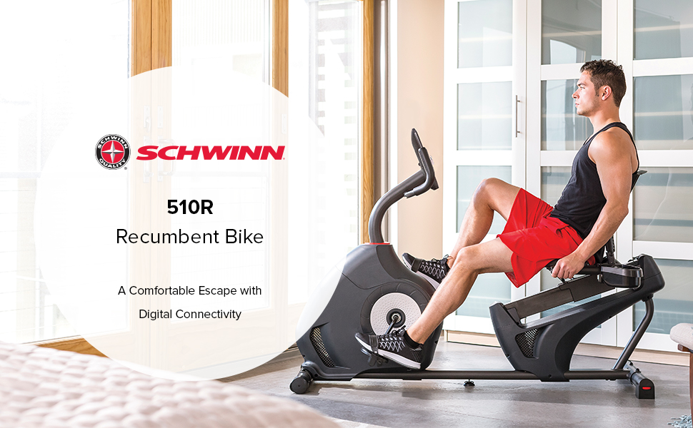 Велотренажер Schwinn Fitness Унісекс, чорний/червоний, універсальний розмір