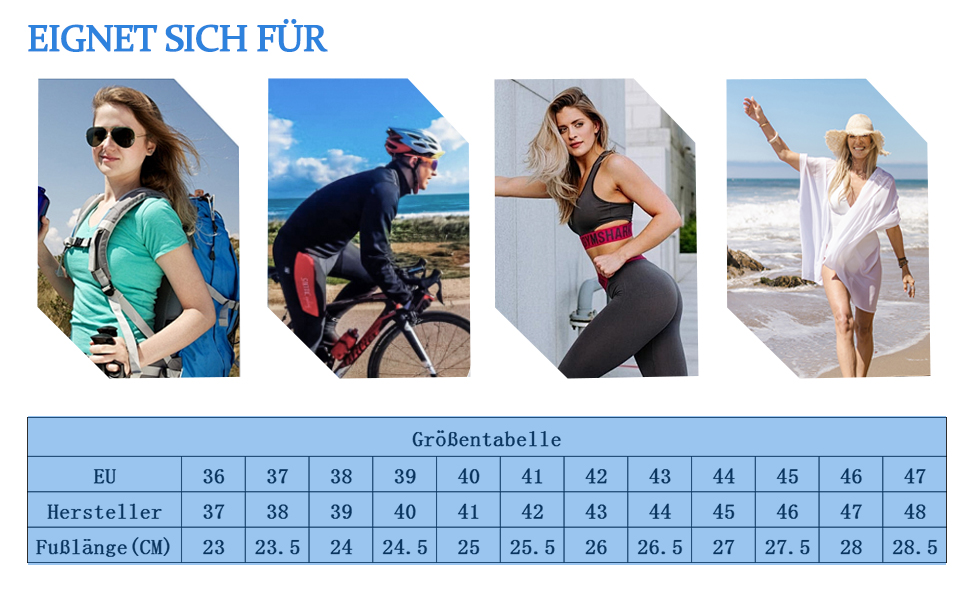 Чоловічі сандалі для плавання Hsyooes спортивні аквашузи пляжні шльопанці для хайкінгу швидковисихаючі чорні 43 EU