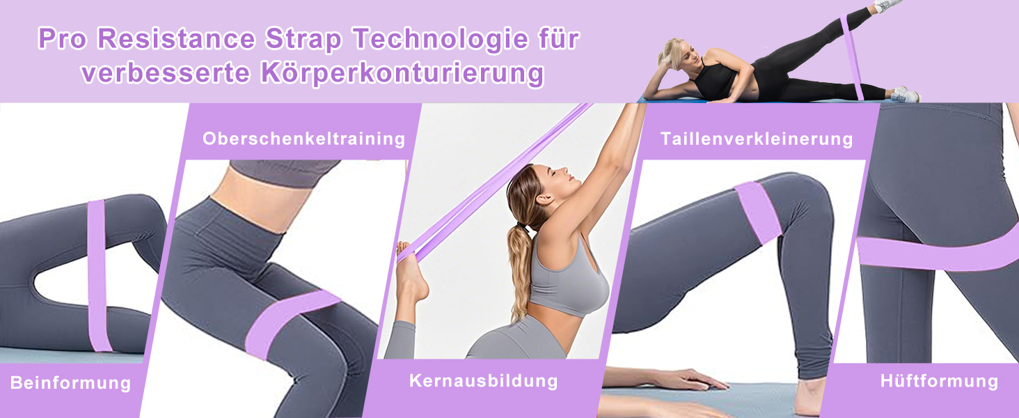 Тренування стегон та тазового дна: пристрій для дому, фіолетовий