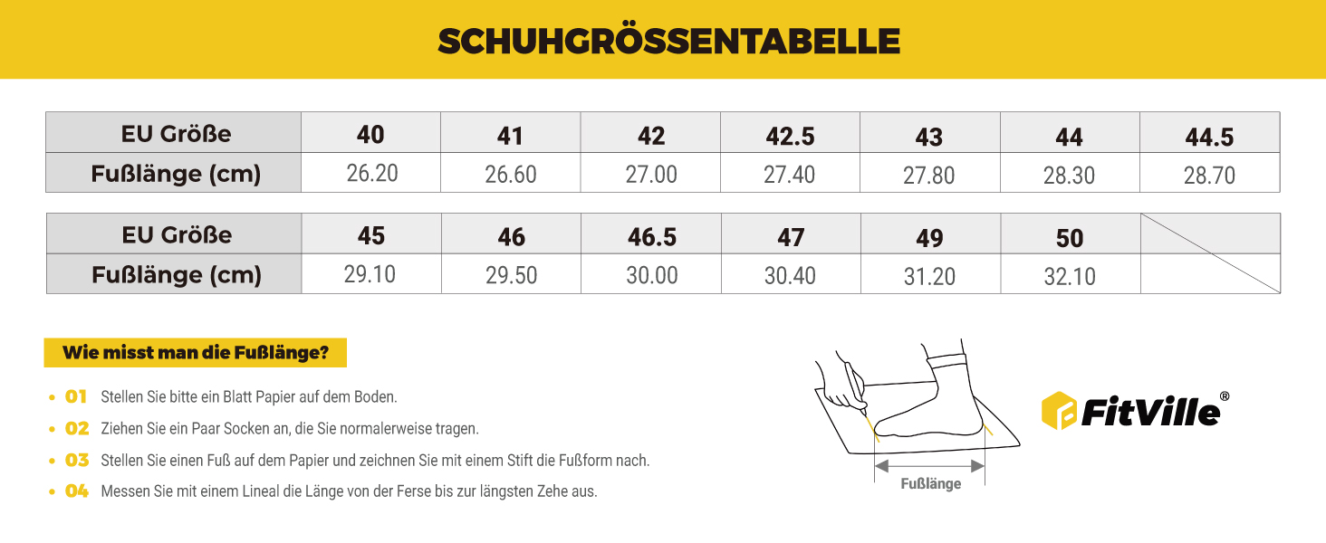 Черевики для трекінгу FitVille з широкою колодкою для чоловіків, Slip-On, Outdoor, з захистом стопи, дихаючі, для трейлу, з гнучкою застібкою, розмір 40-50, 44 EU, широка колодка, сірий колір