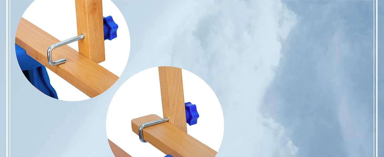 Дерев'яні санки Davoser Rodel 110 см - складані, для дітей, з бука (модель 24/25)