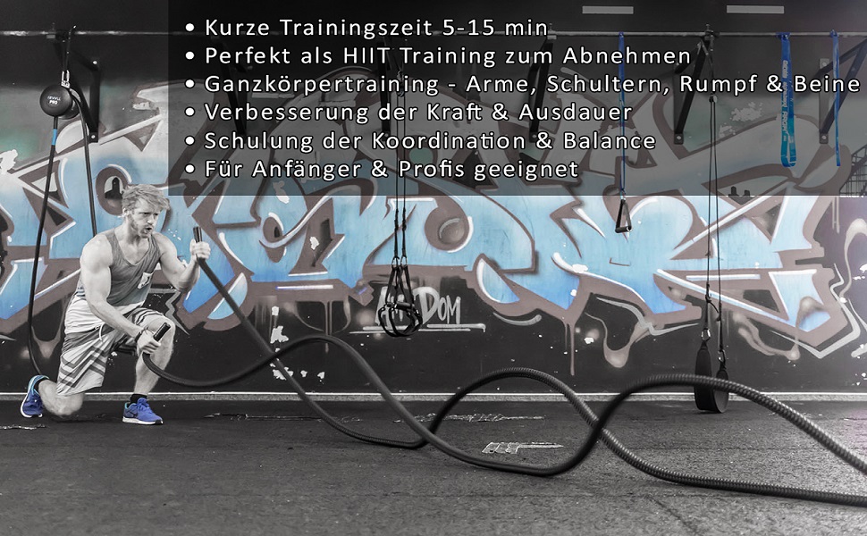 Бойова мотузка Blackthorn 30d/10м для фітнесу та тренувань