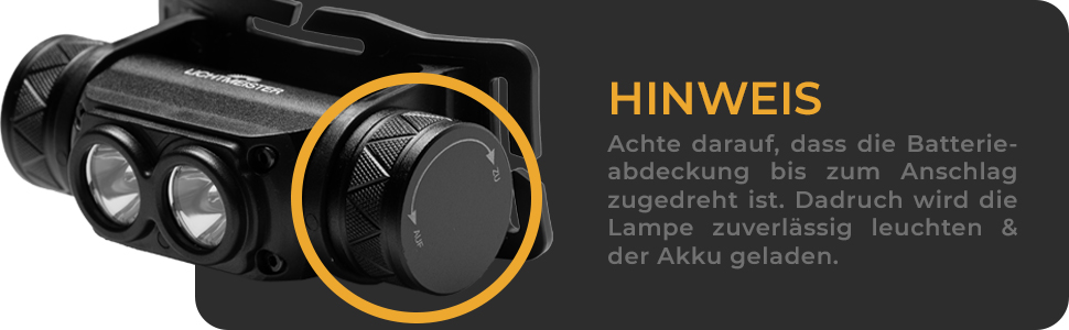 Лампа-налобник LED LICHTMEISTER® 1000 Lumen, акумулятор 4000 mAh, надзвичайно яскрава