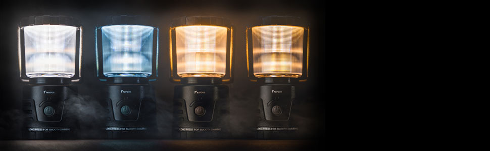 LED ліхтар для кемпінгу Favour Adventurer 1300 Lumen, IP64, регулювання яскравості, змінна колірна температура, акумуляторний, зелений