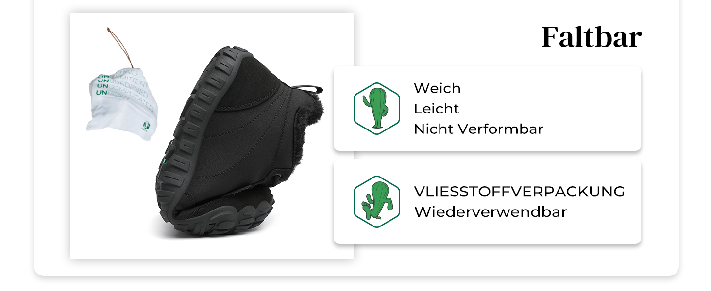 Зимові шкарпетки-тапки без шнурів SAGUARO для жінок та чоловіків, тепла підкладка, розмір EU 36-48, чорний